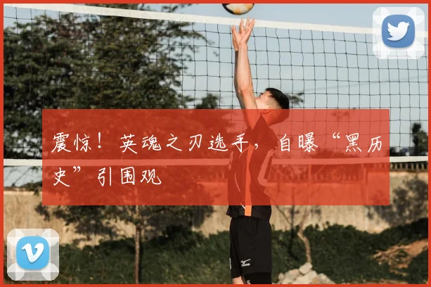 震惊!英魂之刃选手,自曝“黑历史”引围观